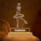 Transparent Gift Lámpara Personalizada Bailarina con Nombre. Luz LED Nocturna para Mesita de Noche. Decoración e Iluminación. Regalos Originales para Cumpleaños. Regalos Personalizados Adultos y Niños