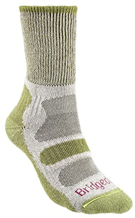 Bridgedale HIKE Lightweight Cotton Cool Comfort Boot-Women's- Medium-Spring Green