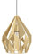 EGLO Pendelleuchte Esstisch Carlton, Vintage Hängelampe für Wohnzimmer und Esszimmer, Esszimmerlampe aus Metall in gold, Lampe hängend mit E27 Fassung, Ø 31 cm