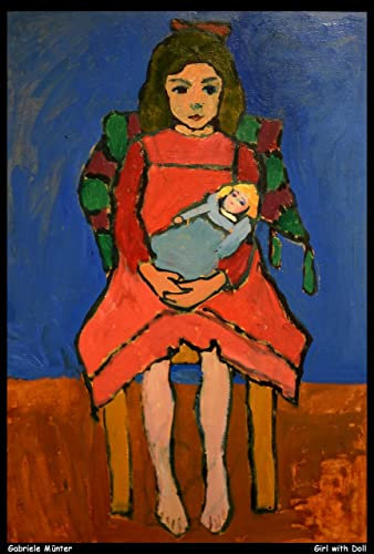 gabriele mnter girl with doll jpb 38437777855 o 1 MAXI Poster on Canvas - Filmkunstposter in verschiedenen Größen für Wohn- oder Schlafzimmerideen. Randlose Kultfilmbilder, klassische ikonische 70er,