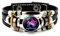 Leuchtendes Lederarmband Mit 12 Sternbildern – Zwölf Sternzeichen,Mehrschichtiges Web-Punk-Armband,Waage,Skorpion,Jungfrau,Löwe,Knopf-Zeit-Edelstein-Armband Für Männer Und Frauen,Schütze,Einheit