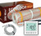 6 qm PREMIUM Fußbodenheizung 1200 Watt elektrisch Fliese Bad Heizmatte mit Thermostat 6 m²