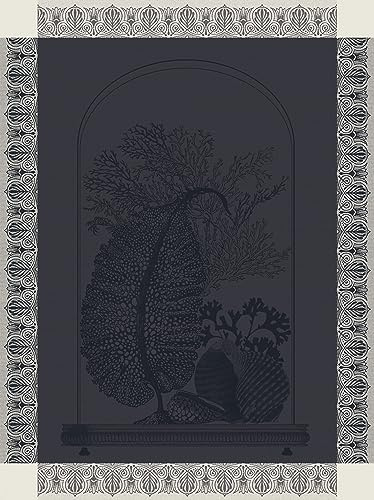 LE JACQUARD FRANÇAIS 28997 Geschirrtuch Curiosites Minerales Charbon 60x80 cm Baumwolle