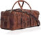 Große Reisetasche für Herren, Leder, Reisetasche, Übernachtung, Fitnessstudio, Sport, Wochenendtasche, hellbraun, 28 X-Large, Reisetasche aus Leder