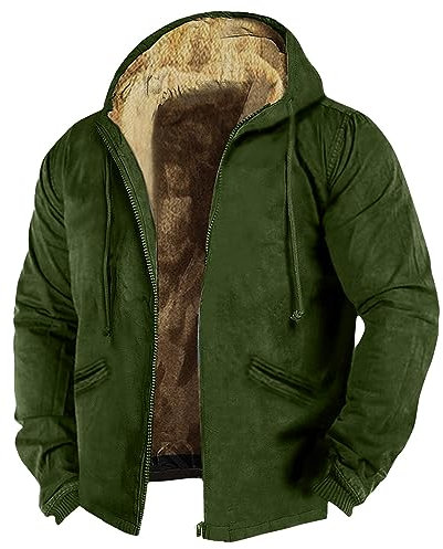 HSUAYEUD Veste Légère Homme Printemps Avec Capuche - Blouson Court Zippé Rose Noir - Style Bomber Armée