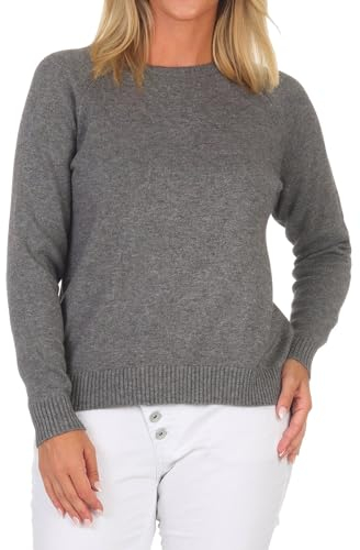ONLY Damen Onllesly Kings L/S KNT Noos Pullover 15170427,Chocolate Torte/Detail:w. Melange,S