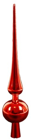 HAAC Baumspitze für Weihnachtsbaum Höhe 30 cm Farbe rot