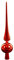 HAAC Baumspitze für Weihnachtsbaum Höhe 30 cm Farbe rot