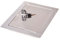 Aqbau® Revisionsklappe trockenbau 25x30 cm edelstahl, Revisionstür Rostfrei mit schloss, Revision Wartungstür, serviceklappe, wartungsklappe trockenbau