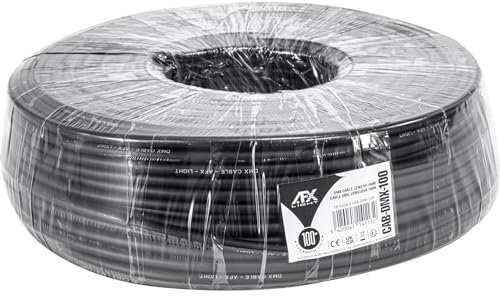 AFX CAB-DMX-100 Rolle DMX-Kabel 100 m für Bühnenbeleuchtung DJ