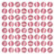 MJDCB 45 piezass Cuentas de Ojo de Gato Rosa 8mm Abalorio de Cristal Redondas Sueltas para Hacer Joyería Pulsera Collar Pendientes Bisutería Accesorios