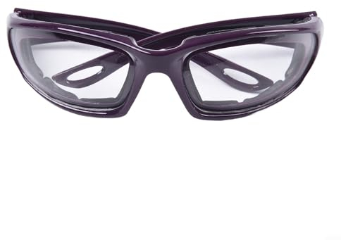Schutzbrille für Zwiebelschnitt, Augenschutz, Grill, Schutzbrille, Augenschutz, Kochutensilien, Küchenzubehör (lila)