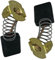 2x Kohlebürsten Motorkohlen Kohlestifte für Makita LS1216L / LS 1216 L Tischsäge 6,5 x 13,5 x 17 mm