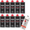 Ziippo Lighter Fuel Set of 10 x Petrol Original Lighter Fluid Refill Petrol 125 ml Each | 1 x 6 Flint