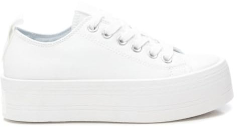 REFRESH - Zapatilla Mujer Blanco - Calzado Cómodo y Versátil - Moda Casual - Modelo 17247401 (Talla 41)
