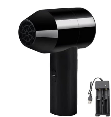 Asciugacapelli, asciugatrice senza fili, asciugatrice portatile, asciugacapelli a basso rumore, ricarica USB, asciugatura rapida con batteria ricaricabile, facile da usare e riporre in piccoli spazi,