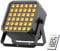 Projecteur Par 36 LED à Batterie, 54 W 6 en 1 RGBWA + UV, éclairage de Fête Disco avec Batterie 5200 mAh, Télécommande Auto 8/10 CH Rechargeable Idéal pour Les Fêtes Sur Scène, Les Anniversaires