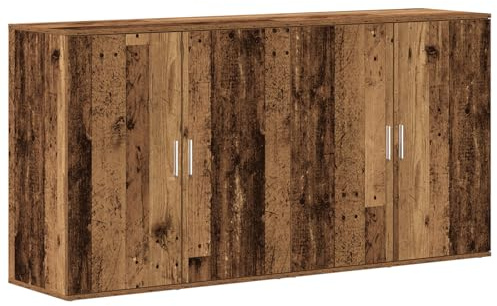 vidaXL Sideboard 2 STK. Altholz 79 x 38 x 80 cm Holzwerkstoff