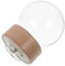 MUCKLILY Boîte à Musique Boule à Neige Pot De Neige Globe d'eau Bricolage Globe Rond en Verre Un Verre