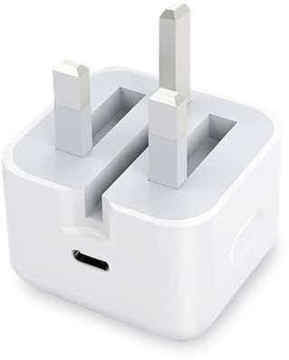 USB C Plug, 20W USB C Charger - Fast Charging Charger, Compatible with iPhone 16/16 Plus/16 Pro/16 Pro Max, 15/14/13/12 Series, Galaxy, iPad， 20W USBC Power Adapter