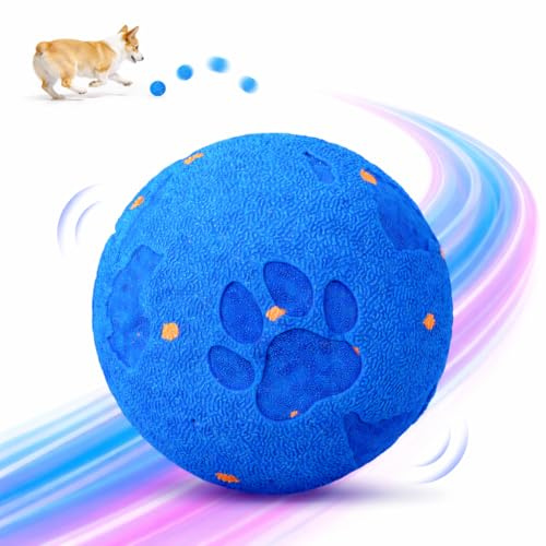 Pet Prime Interactive Dog Toys Ball for Bordom Smart Active Rolling ETPU Ball with 2 Modes Auto Moving Balls, USB Rechargeable Pet Stimulation Toy (Interactive Dog Ball)