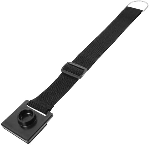 Cello Stopper Cello Gurtstopper für Kontrabass Schwarz Verstellbar | Kunststoff, Faltbar und Rutschfest, Bodenschutz bei Proben und Konzerten, 40 bis 70cm, Anti Rutsch Pad