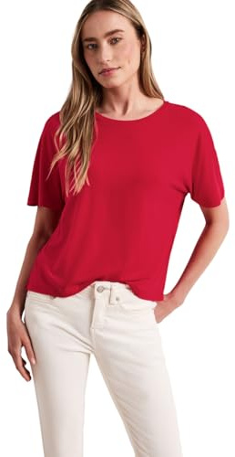 Damen Basic T-Shirt mit Dropped Shoulders