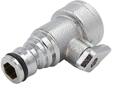 SpiceFlow Absperrhahn mit 3/4 Zoll Innengewinde und 1/2 Zoll Schnellverbinder Kugelhahn