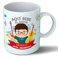 Planetacase - Taza músico - Regalo Original - Cerámica 330 mL - Taza Desayuno Apta para Microondas y Lavavajillas - Resistente a Lavados - música - Resistente a Lavados