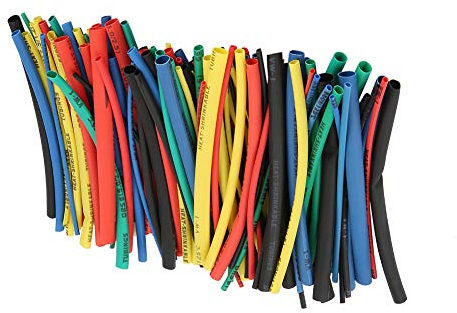 100 stücke Schrumpfschlauch Sortiment 5 Größen 5 Farbe 100mm Draht Kabel Isolierte Hülse Set