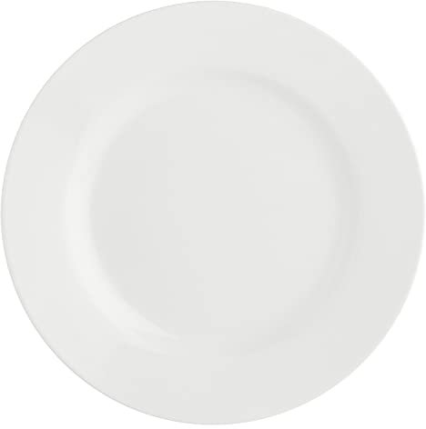 La Porcellana Bianca - Piatto Frutta da 20 cm – Perfetto per dessert o frutta, con falda classica e design timeless. Linea Essenziale