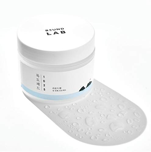 ROUND LAB 1025 DOKDO Pad, Smooth but Effective Facial Exfoliating Toner Pad 70 Sheets
