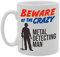 Coralgraph Inc MG5049 Beware of The Crazy Metal Detecting Man Novelty Gift Printed Tea Coffee Ceramic Mug