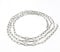 DARENYI 1.5M Stainless Steel Chain 3mm Heavy Duty Stainless Steel Hanging Chain for Dogs, Planters, Fencing, Swings, Drying Clothes, Bike Lock