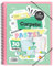 Starplast Dossier Pochettes spiralées flexibles - 30 pochettes transparentes, A4, fermeture élastique, couverture en polypropylène, personnalisable, utilisation scolaire et de bureau - rose pastel