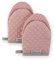 KitchenAid Asteroid Mini Oven Mitt, 5.5x8, Dried Rose 2 Count