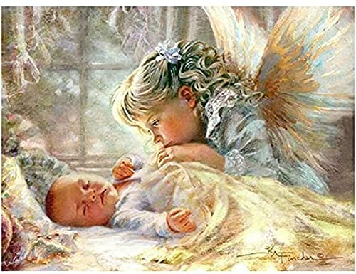 wmyzfs PaperJigsaw Puzzle 1000 Teile Engel Baby Poster Erwachsene Kinder Spielzeug Dekompressionsspiel Gt183Cx (38×26cm)