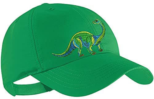 Blackshirt Company Dinosaurier Schildmütze Kinder Base Cap Langhals Dino Farbe Gras Grün
