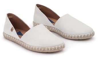 VERBENAS Espadrilles Carmen Serraje Blanco - Größe: 37
