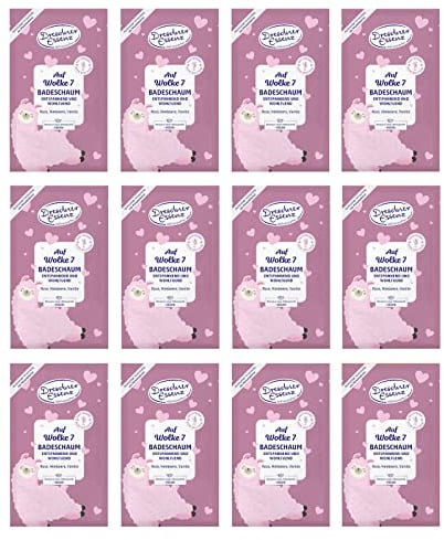 12er Pack Dresdner Essenz Pflegebad Auf Wolke 7 12 x 60 g Badezusatz vegan