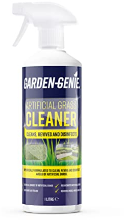 Garden Genie - Artificial Grass Cleaner and Disinfectant | 3 in 1 Formula Cleans, Revives & Disinfects Astro Turf | Pet Friendly, Cruelty Free Deodoriser - 1 Litre