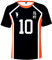 Damen Herren Japanese Anime Haikyuu T-Shirt Tops，Cosplay High School Karasuno Volleyball Team Trikot No.4 Tee Top