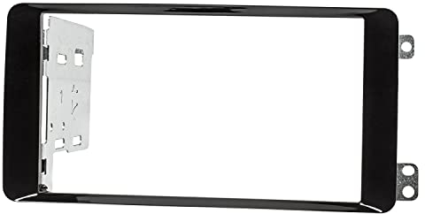 tomzz Audio 2437-000-1 Doppel DIN Radioblende kompatibel mit Mitsubishi ASX ab 2017 Piano schwarz