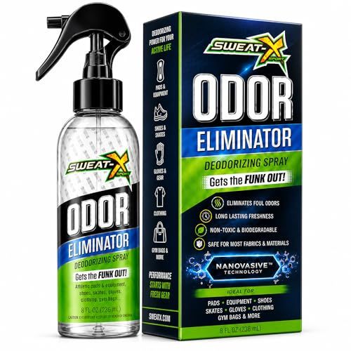SWEATX Odor Eliminator Spray, Active Fresh, 8 fl oz
