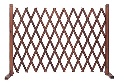 GUODDM Faltbarer Mobiler Sichtschutzzaun - Absperrtür Sicherheitstor Ausziehbarer Hundezaun Pflanzenschutz Freistehend Hausgarten Gartenpflanze Kletterwand Dekorativ (Size : 210 * 120cm)