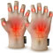 iMedic Arthritis Compression Gloves - 1 Pair Medium Unisex Fingerless Gloves - Ideal for Arthritis Pain Relief & Everyday Comfort - Cream