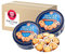 Pere's Candy Bundle für Dänische Butterkekse Cookies, Gebäckmischung - Blau Nostalgie Dose 2er Pack (2 x 454 g) + Pere's Candy Notepad DIN A7-25 Blatt