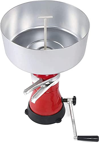 Samnuerly Separador de Crema, máquina separadora centrífuga Manual de Leche de aleación de Aluminio/máquina Degreg para Granja lechera, Estable eficiente
