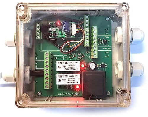 Steuerung für Shelly UNI Wifi - IP65 Gehäuse 2x 16A Relais 230V (Polypropylen)