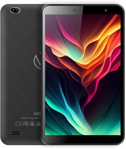 VASOUN 7 inch Tablet, Android 13, Tablet PC with 32GB, 1024x600 HD IPS Display, Quad Core Processor, Dual Camera, WIFI, Bluetooth, Portable Tablets PC